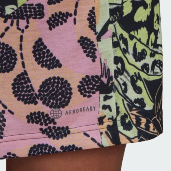 ADIDAS x FARM Womens Print Tank Mini Dress Rio de Janeiro Sleeveless Size M NWT - Picture 8 of 10